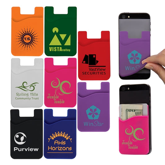 Custom cell phone card holders